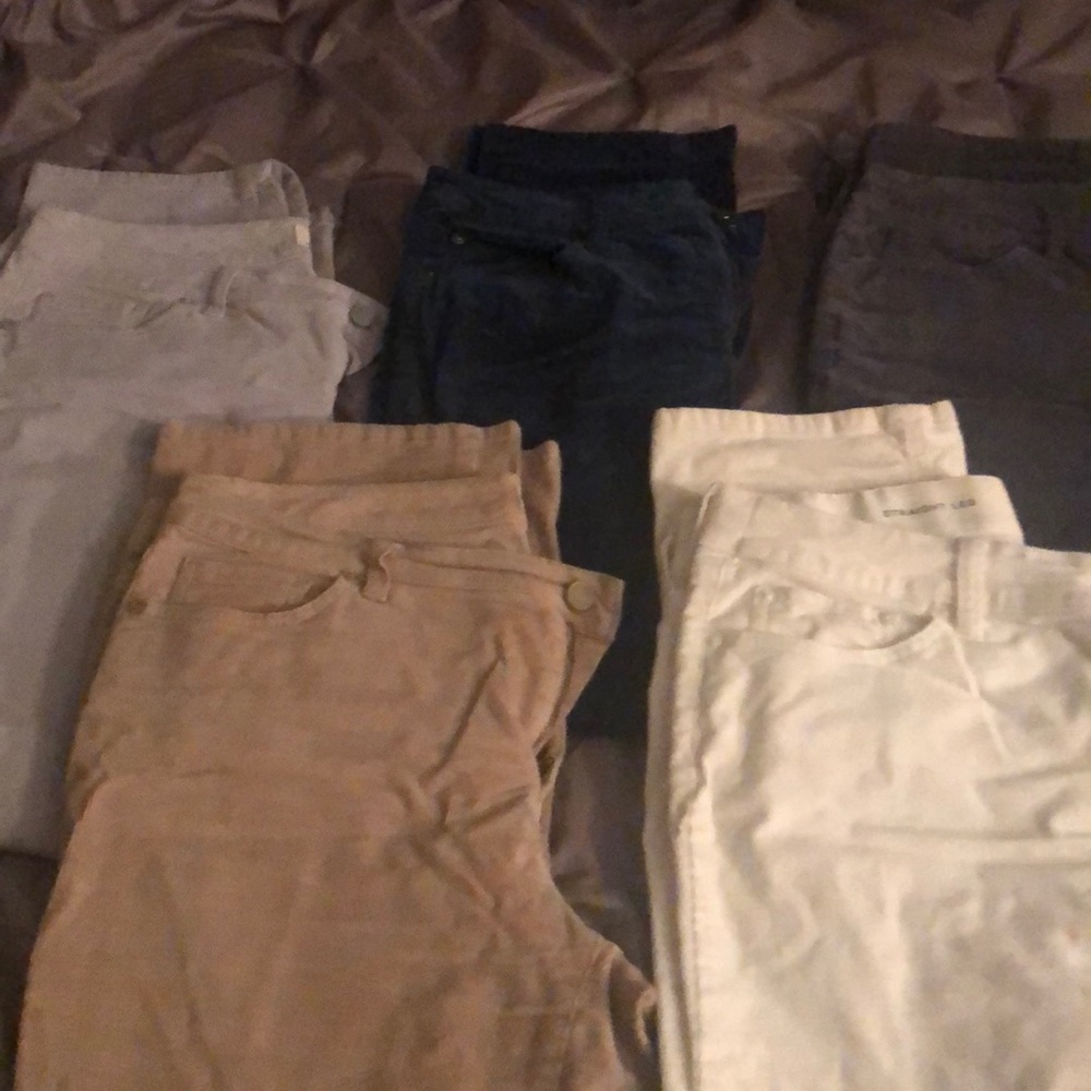 Corduroys, 5 pairs, excellent condition